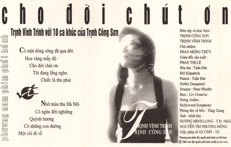 Tape Phương Nam - Cho Đời Chút Ơn - Trịnh Vĩnh Trinh