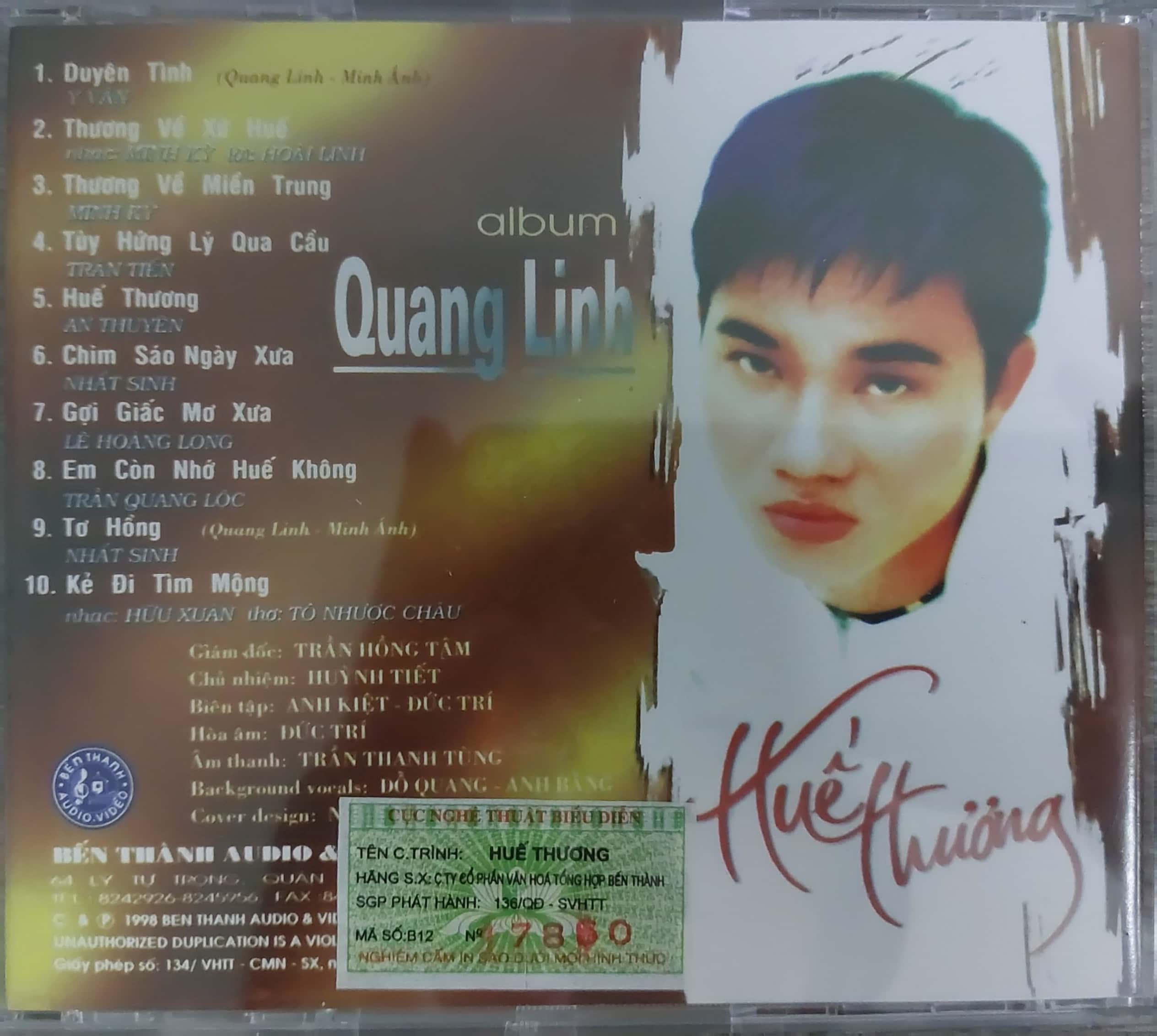 Bến Thành CD - Huế Thương - Quang Linh