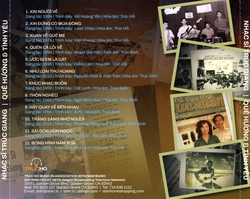 SBTN CD - Quê Hương và Tình Yêu