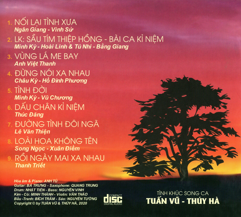 Audio Space CD - Tình Khúc Song Ca - Tuấn Vũ, Thúy Hà
