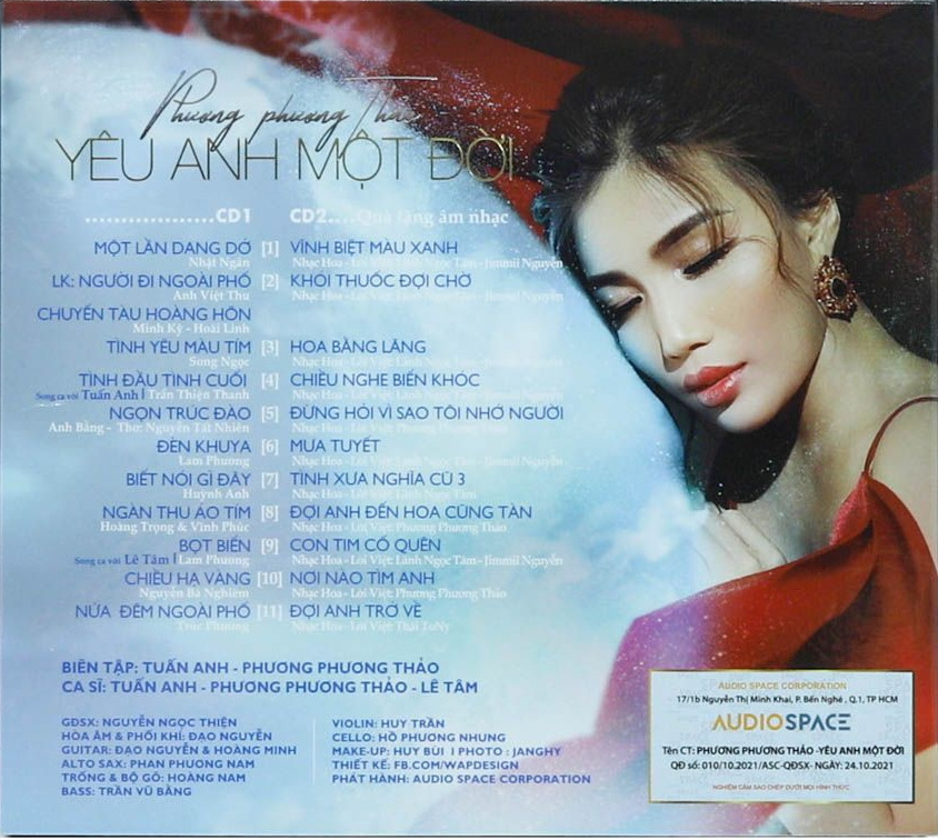 Audio Space CD - Yêu Anh Một Đời - Phương Phương Thảo