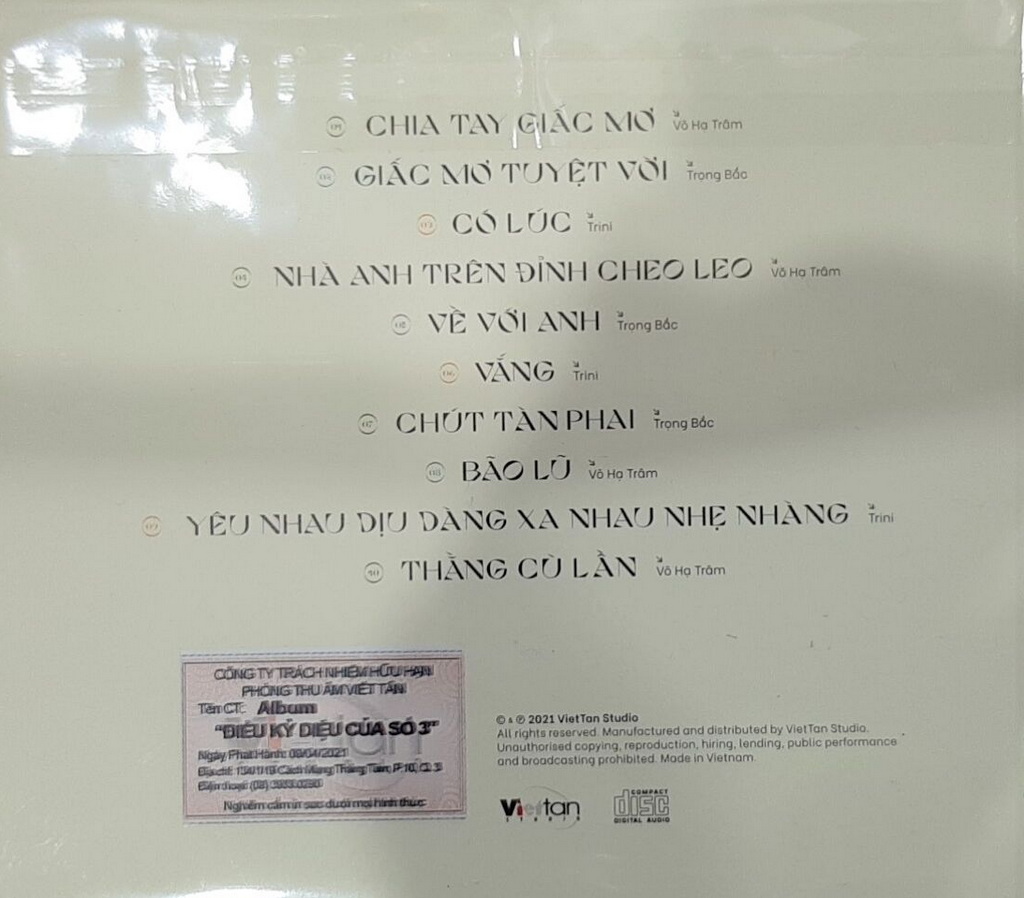 Viết Tân CD - Điều Kỳ Diệu Của Số 3 - Quốc Bảo