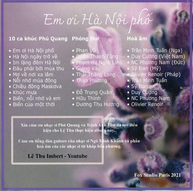 Em Ơi Hà Nội Phố - Lê Thu Nguyễn
