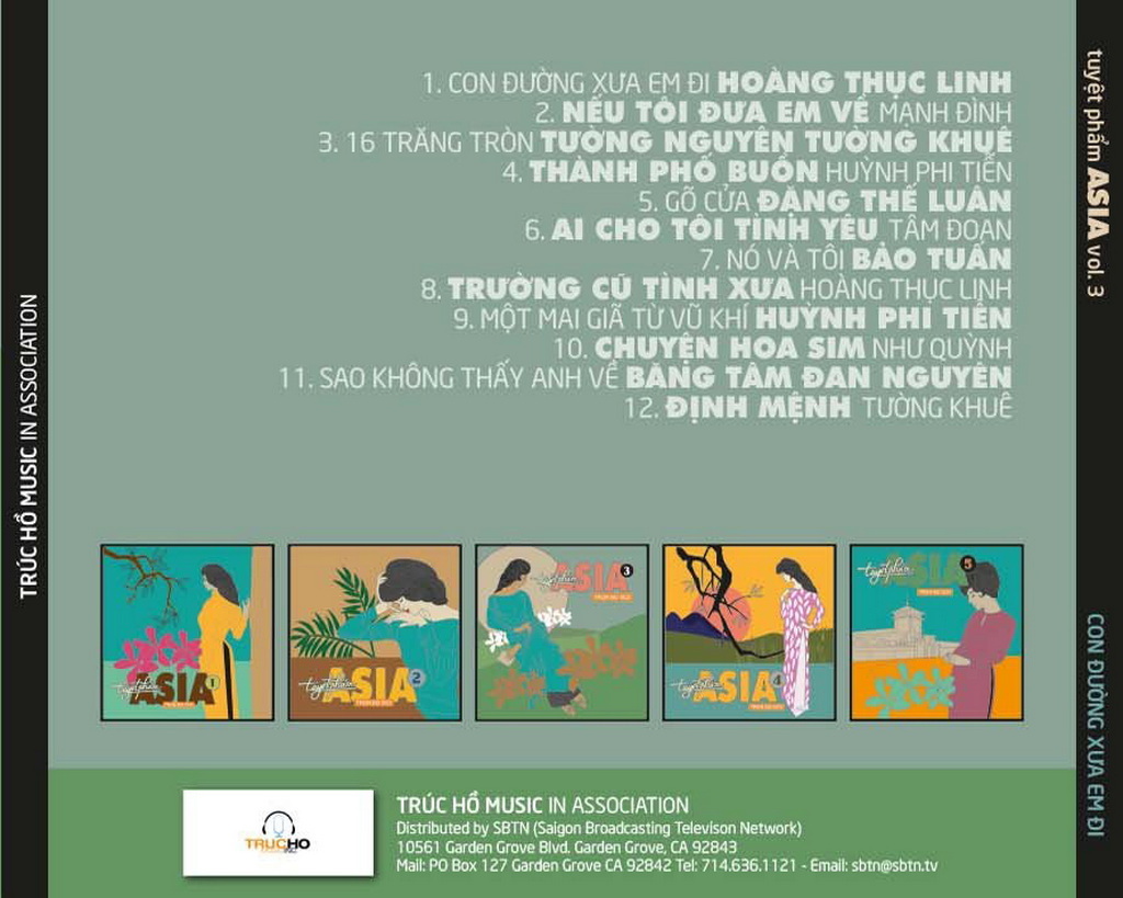 Trúc Hồ CD - Asia Tuyệt Phẩm 3