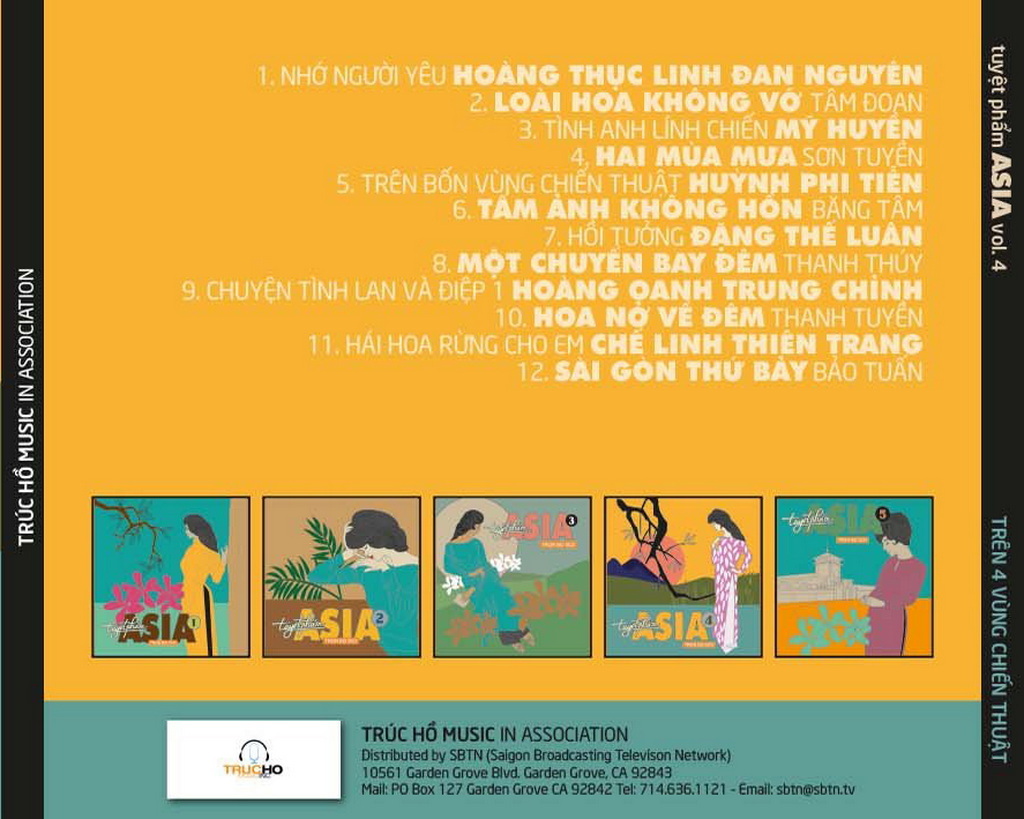 Trúc Hồ CD - Asia Tuyệt Phẩm 4