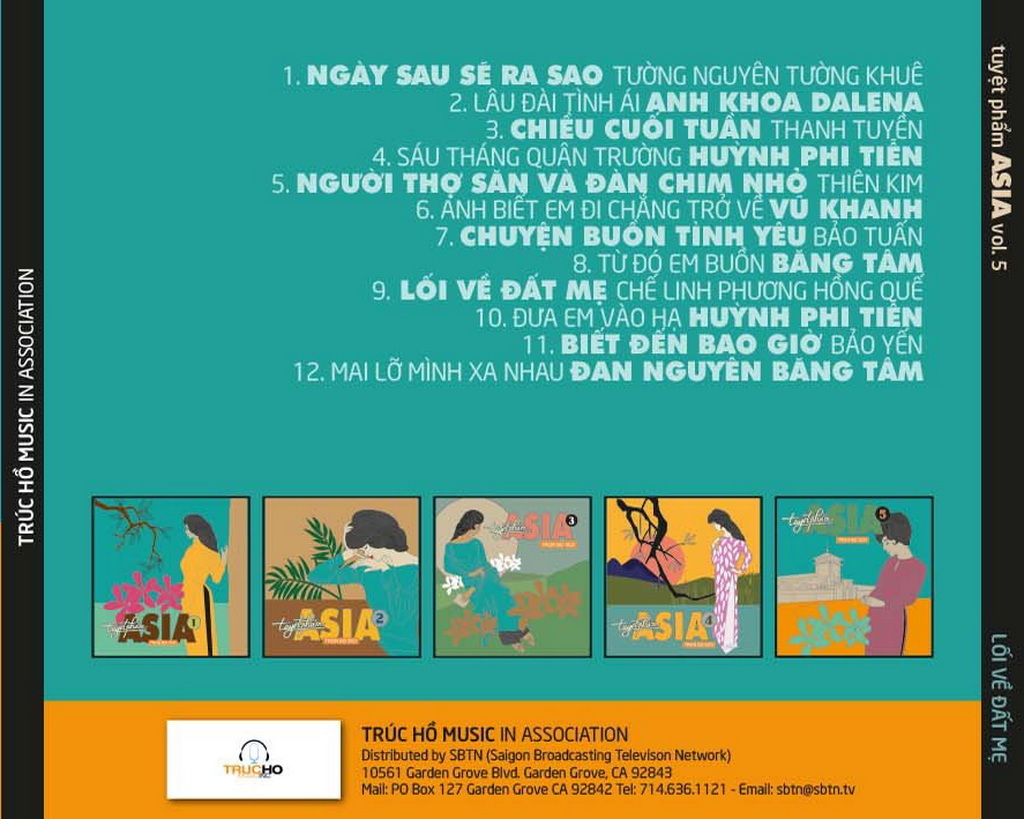 Trúc Hồ CD - Asia Tuyệt Phẩm 5