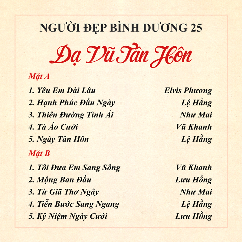 Tape Người Đẹp Bình Dương 25 - Dạ Vũ Tân Hôn