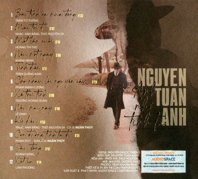 Audio Space CD - Anh Nhớ Tình Ta - Nguyễn Tuấn Anh