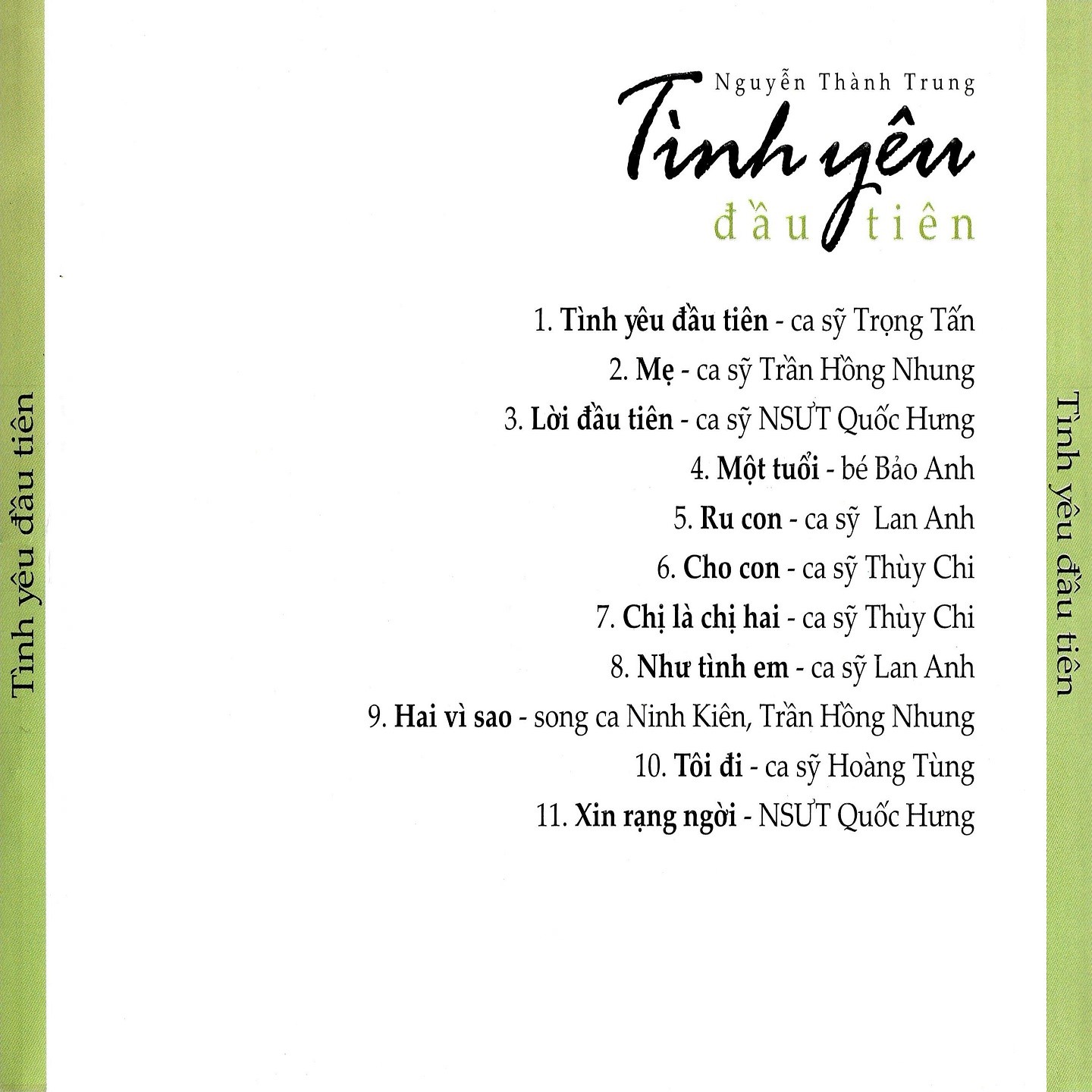 Nguyễn Thành Trung - Tình Yêu Đầu Tiên
