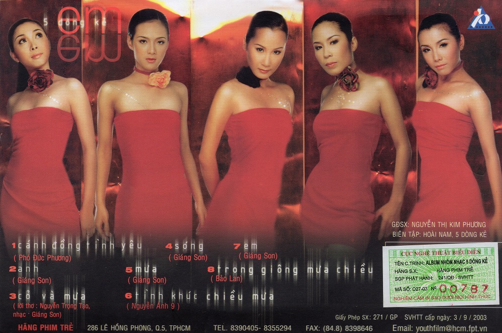 Vafaco CD - Em - Nhóm 5 Dòng Kẻ