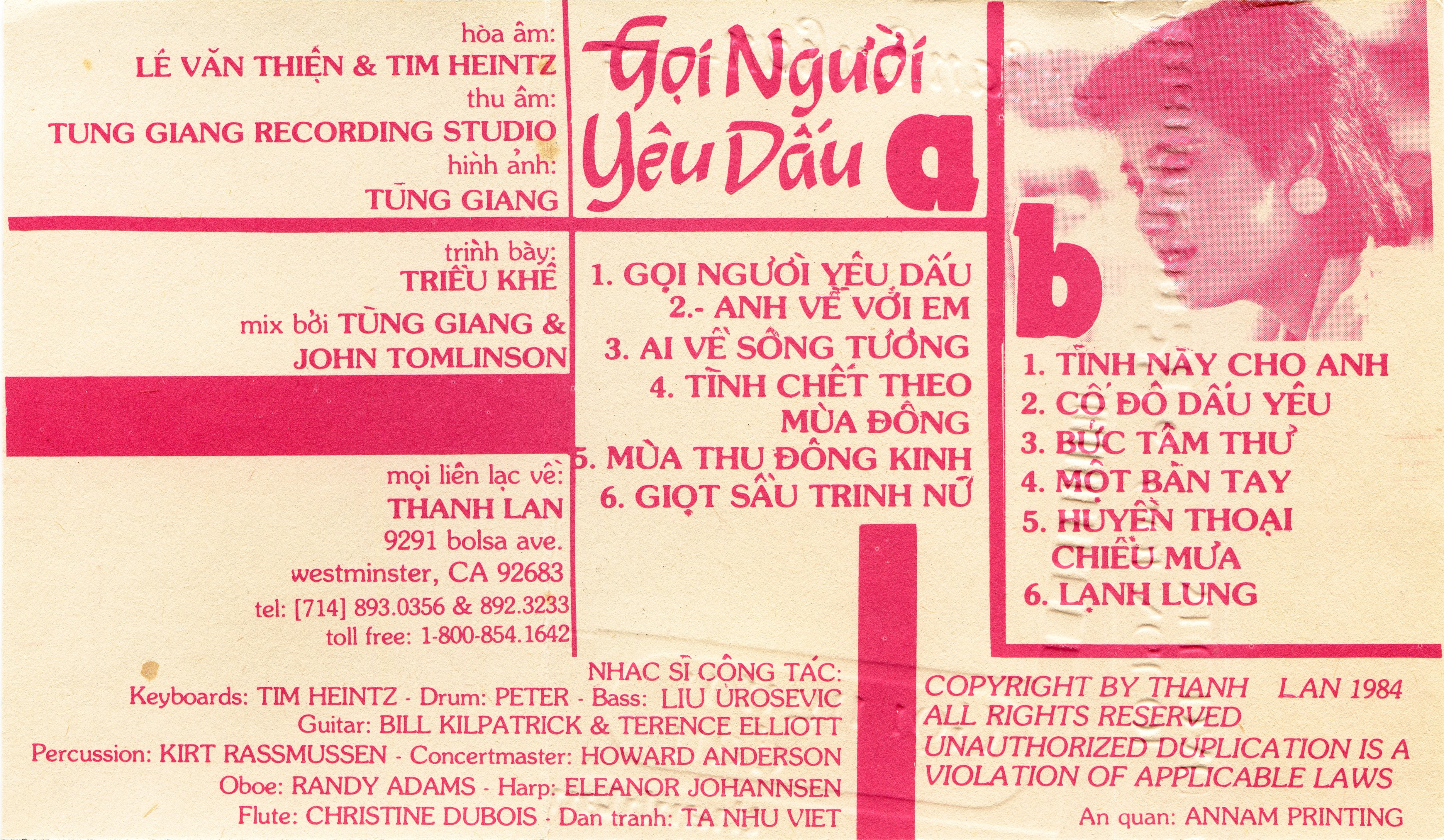 Tape Thanh Lan 27 - Gọi Người Yêu Dấu