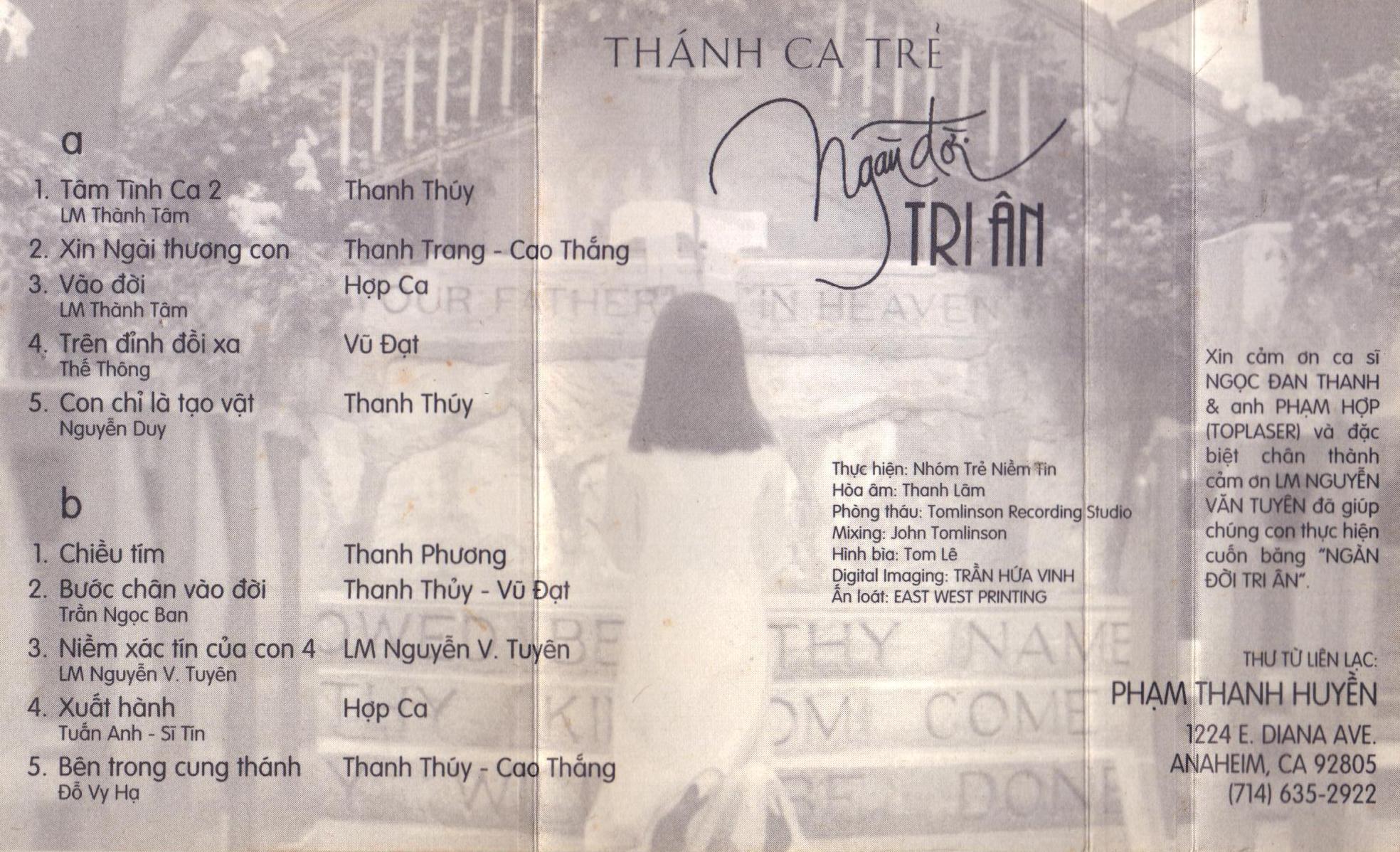 Tape Thánh Ca Trẻ - Ngàn Đời Tri Ân