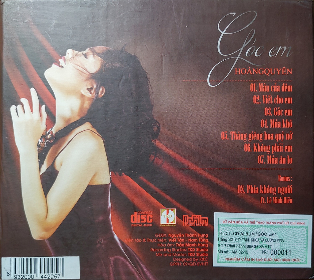 Khoa & Cường Vina CD - Góc Em - Hoàng Quyên