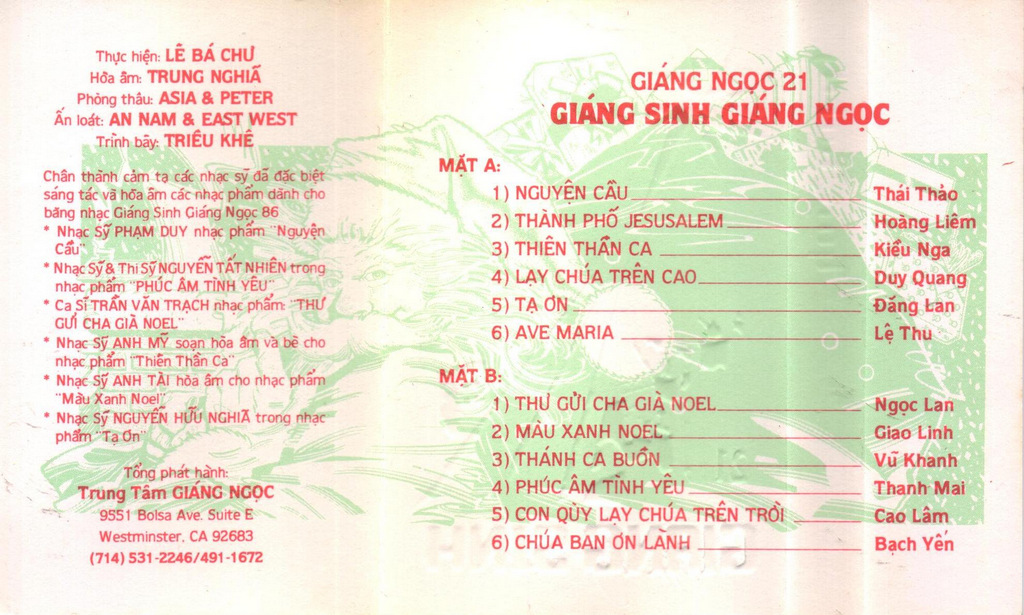 Tape Giáng Ngọc Ngọc 21 - Giáng Sinh Giáng Ngọc