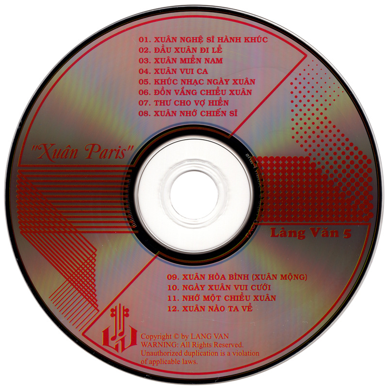 Tape Làng Văn 5 - Xuân Paris