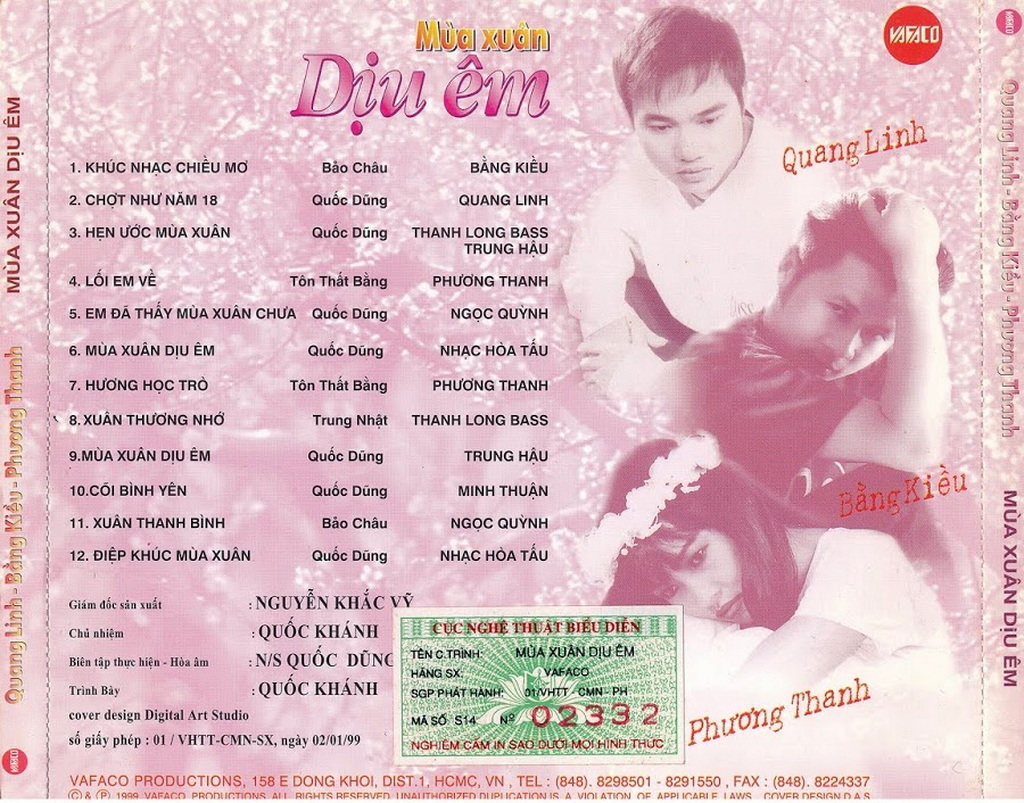 Vafaco CD - Mùa Xuân Dịu Êm