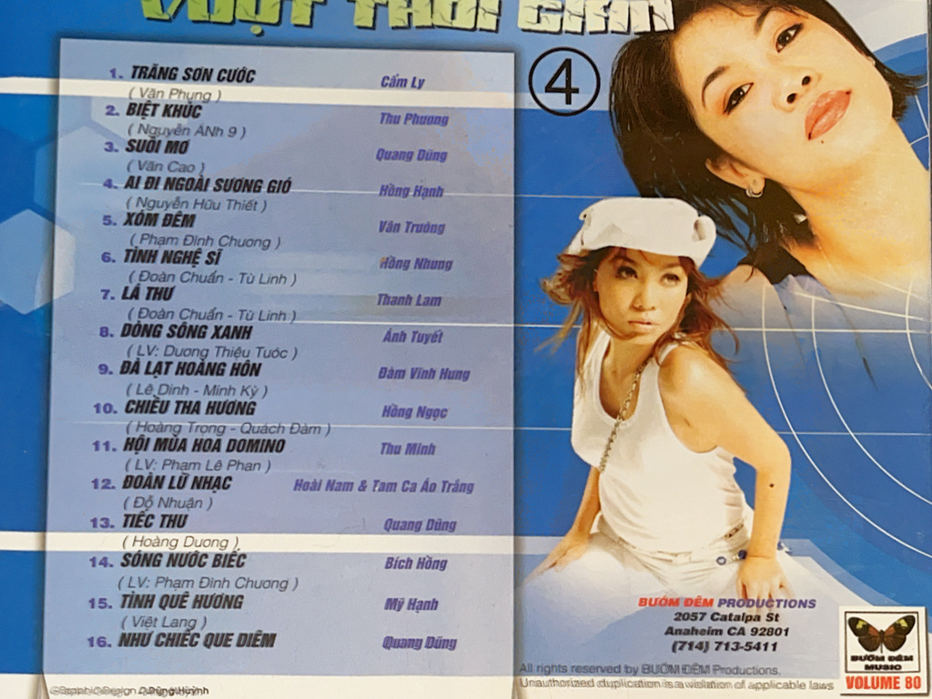 Bướm Đêm CD80 - Những Tình Khúc Bất Tử Vượt Thời Gian 4 - Dòng Sông Xanh