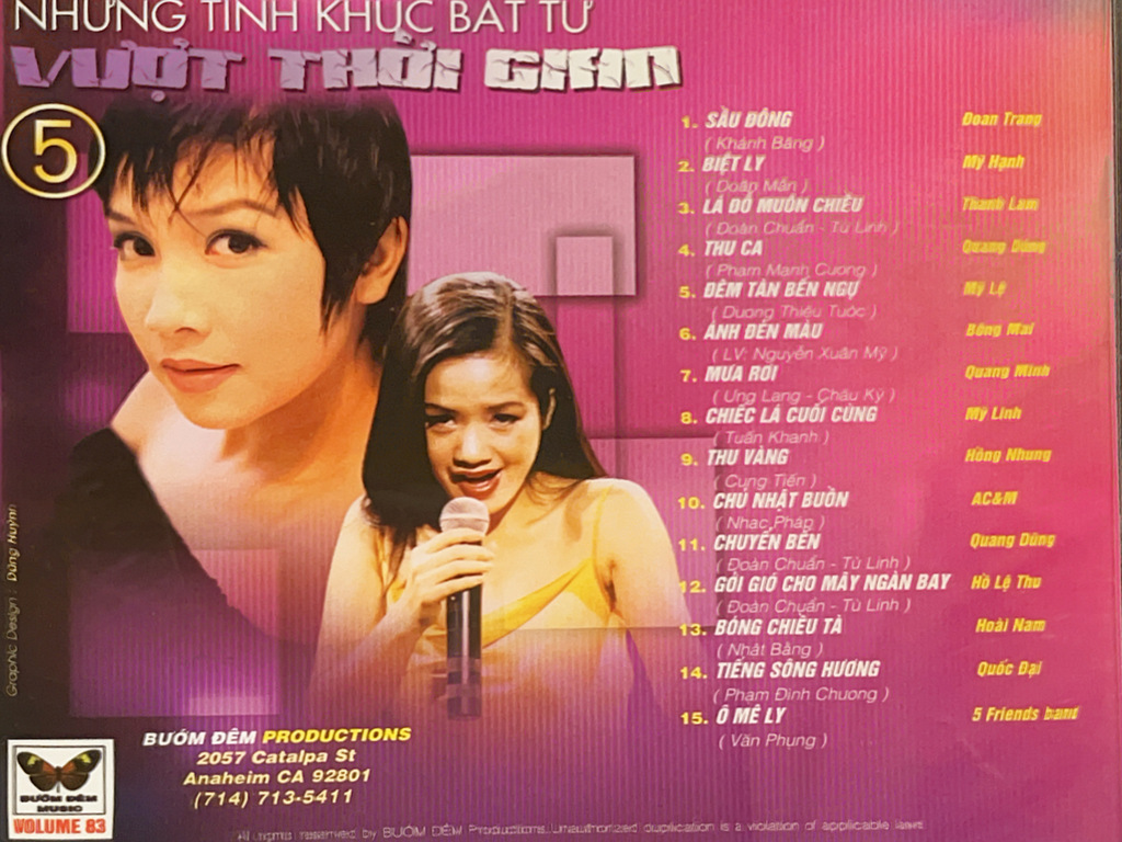 Bướm Đêm CD83 - Những Tình Khúc Bất Tử Vượt Thời Gian 5 - Ánh Đèn Màu