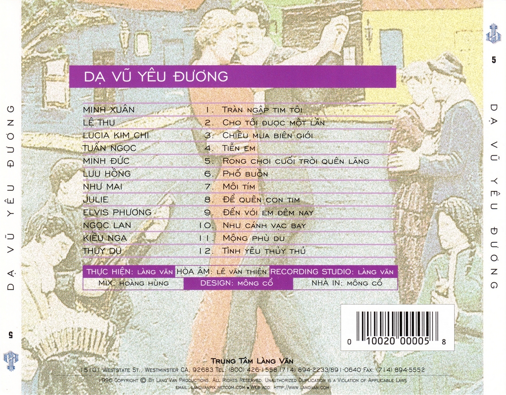 Làng Văn CD005 - Dạ Vũ Yêu Đương 1