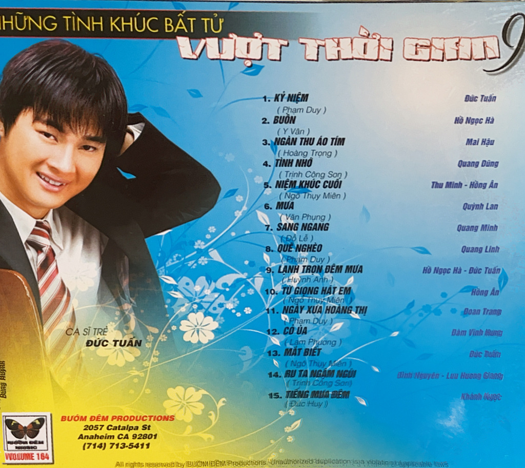 Bướm Đêm CD164 - Những Tình Khúc Bất Tử Vượt Thời Gian 9 - Lạnh Trọn Đêm Mưa