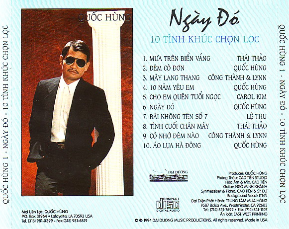 Quốc Hùng CD - Ngày Đó - Quốc Hùng