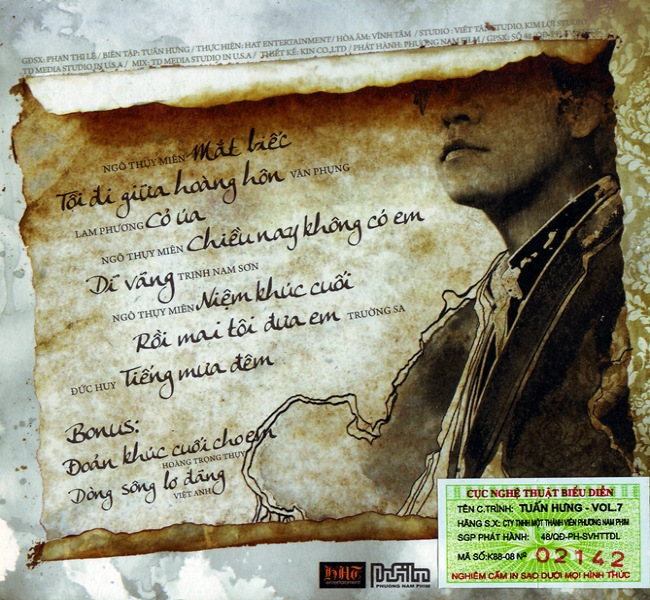 Phương Nam CD - Nhạc Xưa - Tuấn Hưng