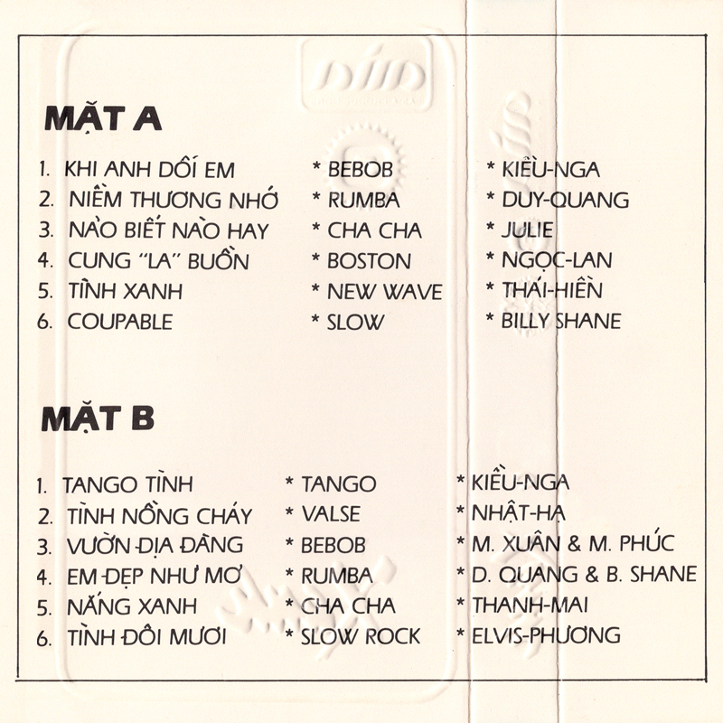 Tape Asia 3 - Dạ Vũ Xanh