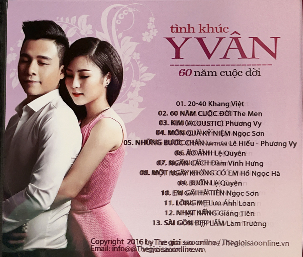 Thế Giới Sao Online CD - Tình Khúc Y Vân - 60 Năm Cuộc Đời