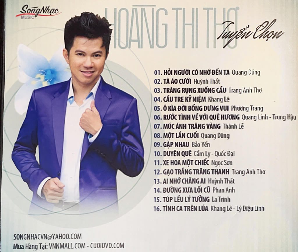 Sóng Nhạc CD - Tình Khúc Hoàng Thi Thơ Tuyển Chọn
