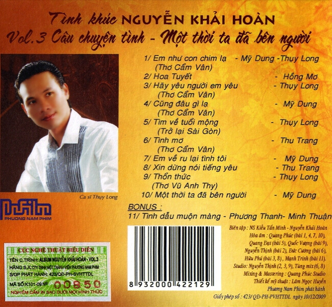 Phương Nam CD - Một Thời Ta Đã Bên Người