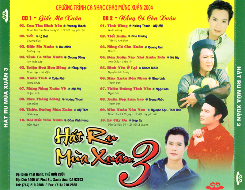 Thế Giới Cười CD - Hát Ru Mùa Xuân 3