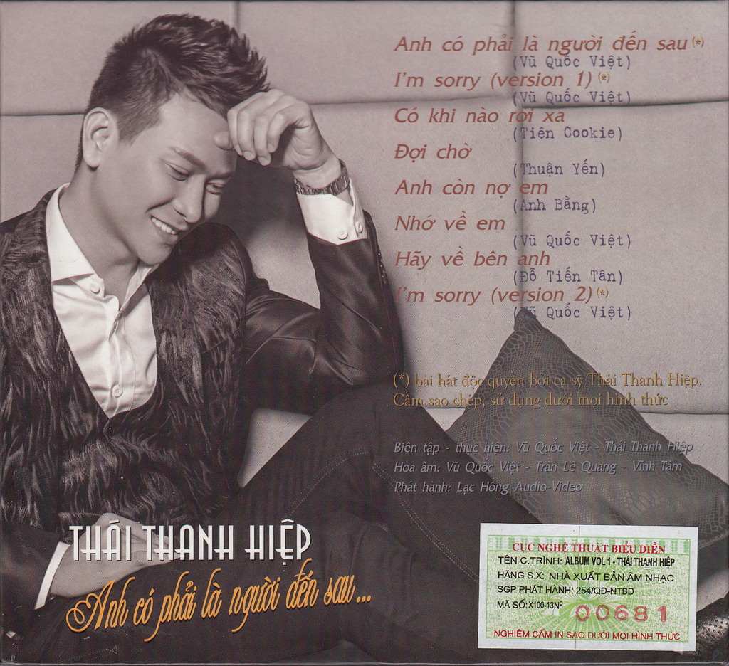 Dihavina CD - Anh Có Phải Là Người Đến Sau - Thái Thanh Hiệp