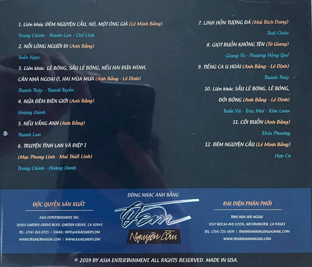 Asia CD - Đêm Nguyện Cầu