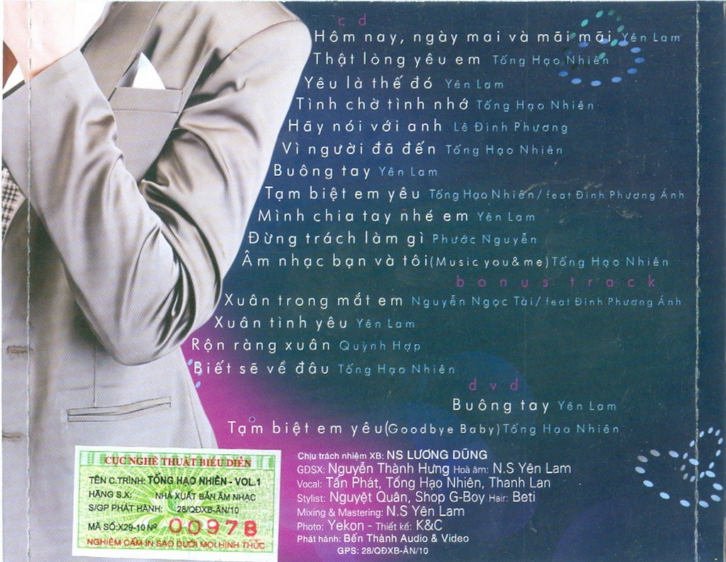 Dihavina CD - Hôm Nay, Ngày Mai Và Mãi Mãi ... (Step.1) - Tống Hạo Nhiên