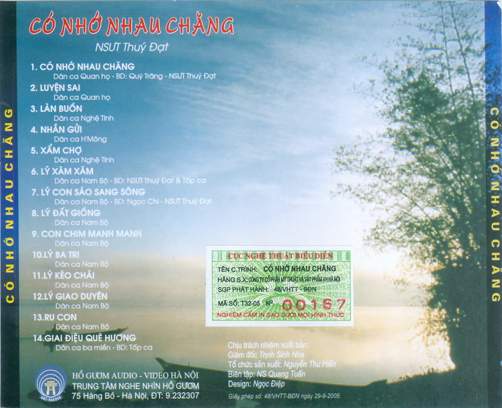 Hồ Gươm CD - Có Nhớ Nhau Chăng - Thuý Đạt