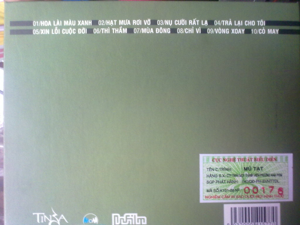 Phương Nam CD - Mù Tạt - Tinna Tình