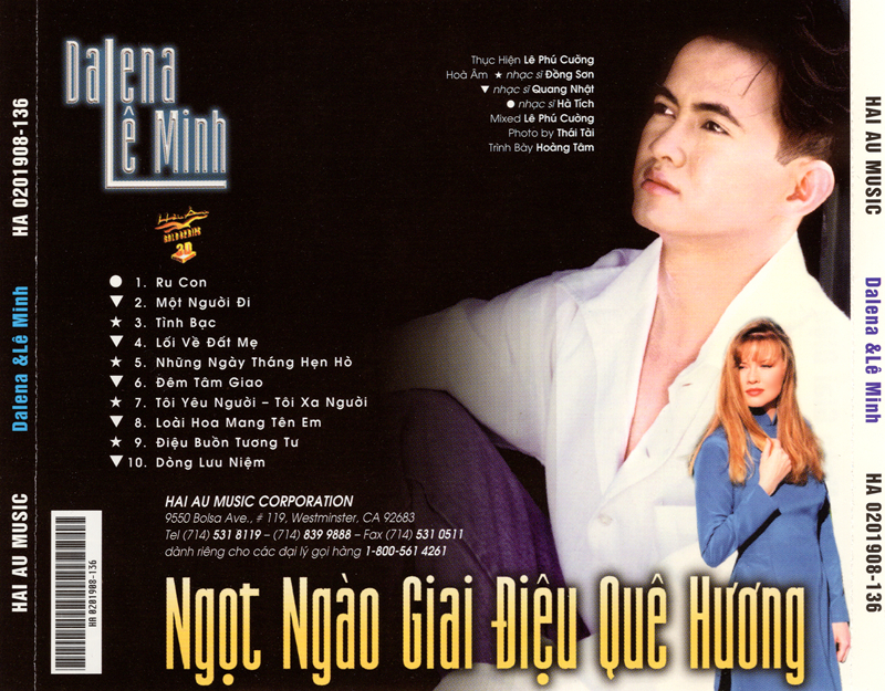 Hải Âu CD136 - Ngọt Ngào Giai Điệu Quê Hương 3 - Dalena, Lê Minh