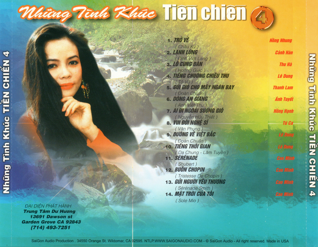 Dư Hương CD - Những Tình Khúc Tiền Chiến 4