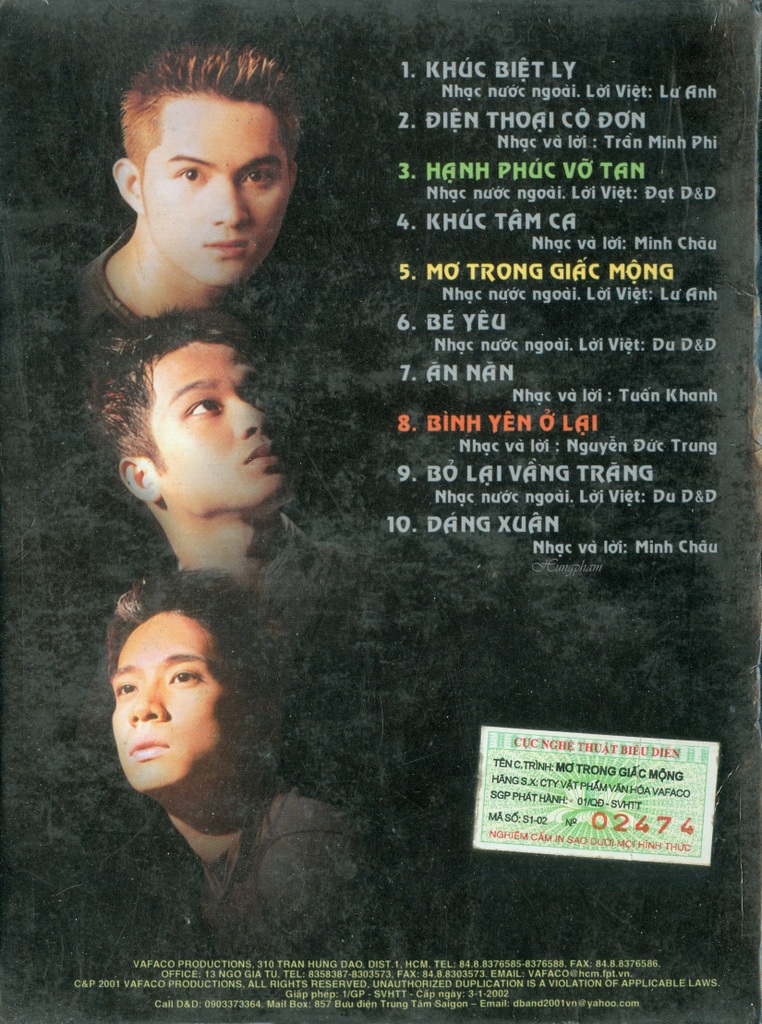 D&D - Mơ Trong Giấc Mộng (Vol 1) (2002)