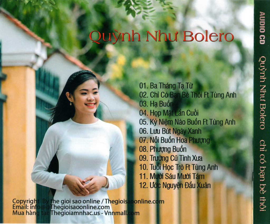 TV CD164 - Chỉ Có Bạn Bè Thôi - Quỳnh Như Bolero