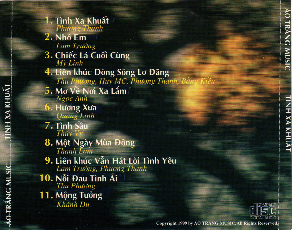 Áo Trắng CD009 - Tình Xa Khuất