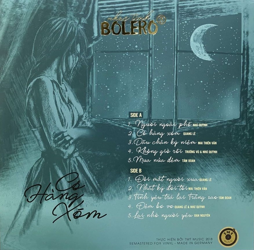 TMT CD - Nhạc Tình Bolero 3 - Cô Hàng Xóm