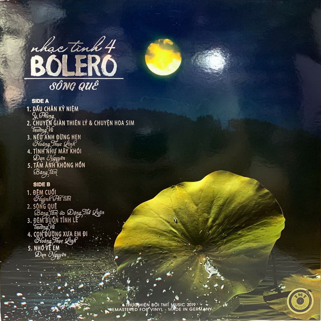 TMT CD - Nhạc Tình Bolero 4 - Sông Quê