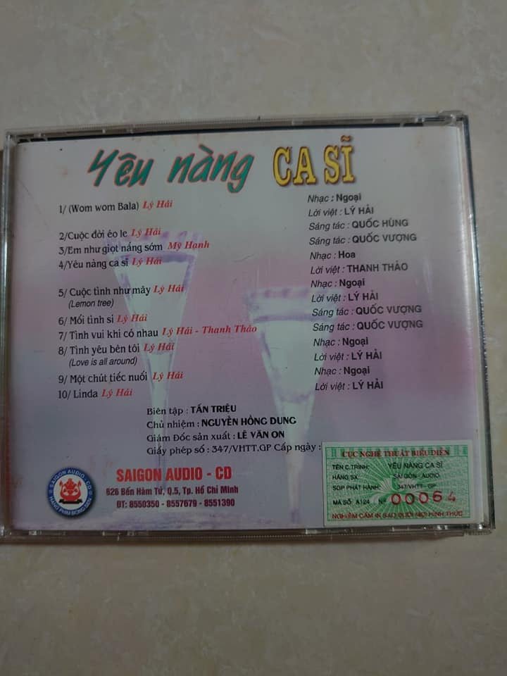 Sài Gòn CD - Yêu Nàng Ca Sĩ - Lý Hải, Mỹ Hạnh, Thanh Thảo