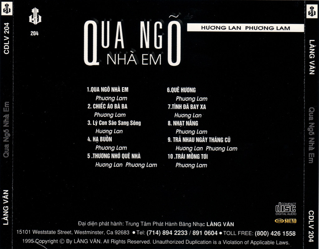 Làng Văn CD204 - Qua Ngõ Nhà Em - Hương Lan, Phương Lam
