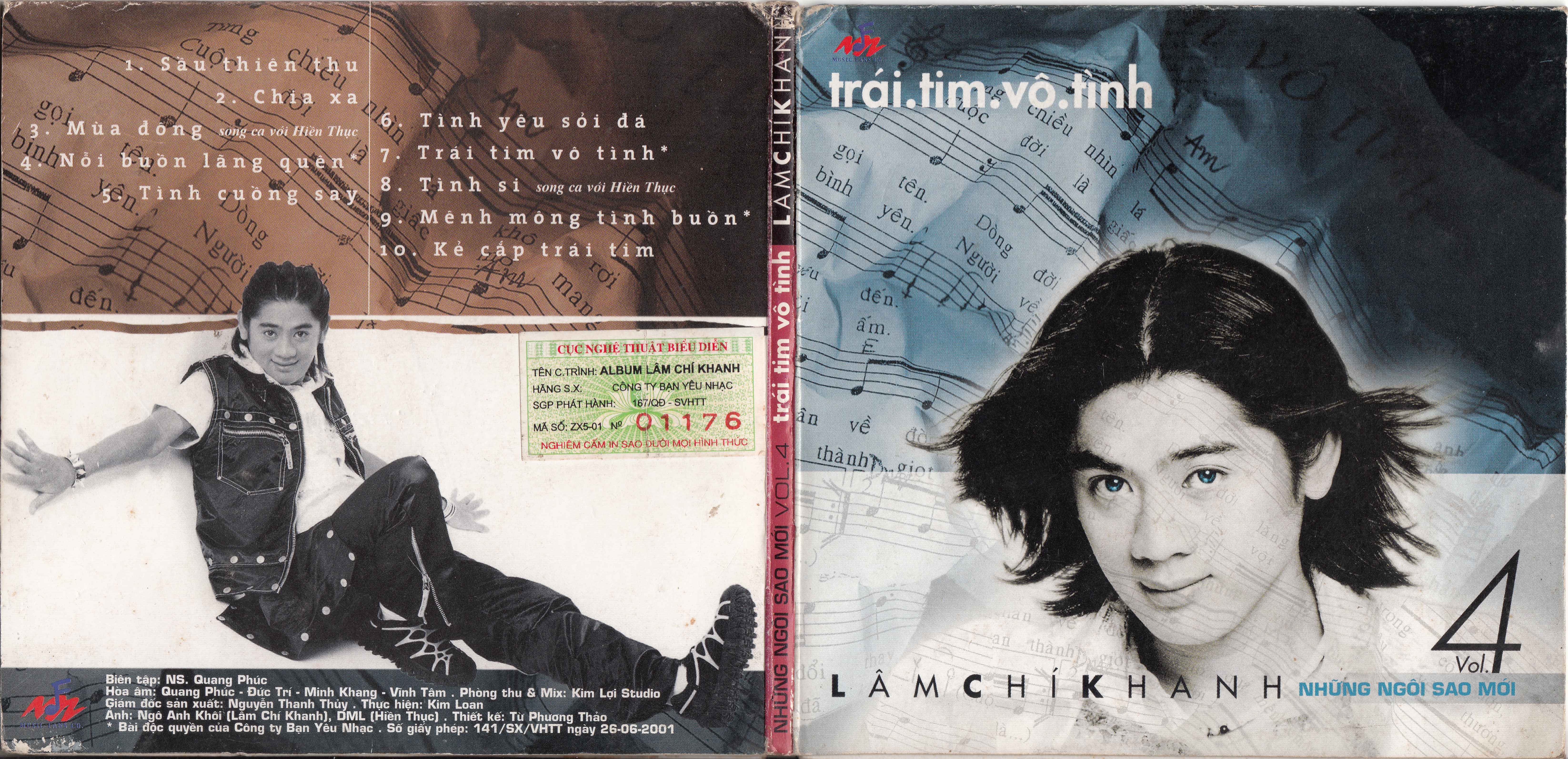Bạn Yêu Nhạc CD - Trái Tim Vô Tình - Lâm Chí Khanh