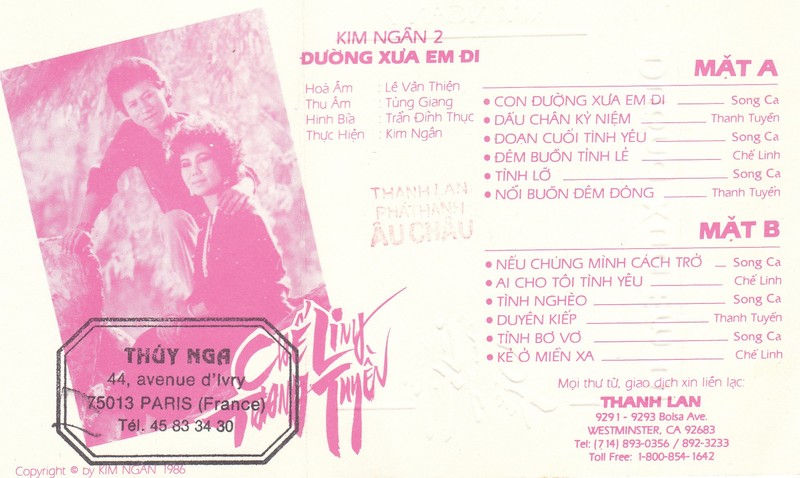 Tape Kim Ngân 2 - Đường Xưa Em Đi