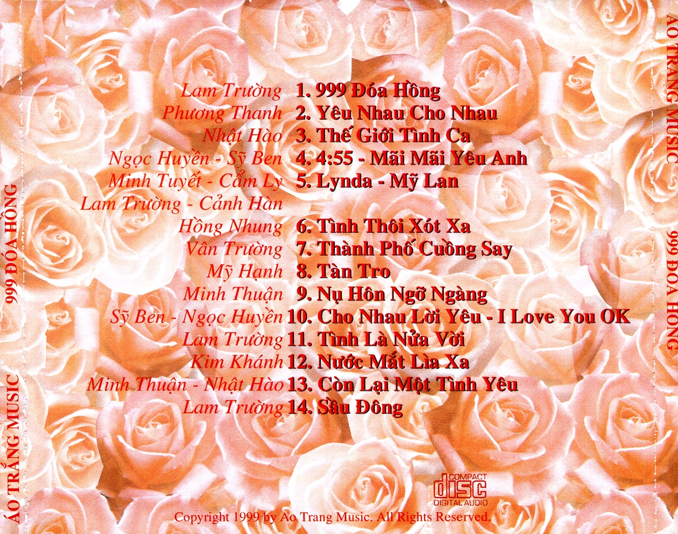 Áo Trắng CD - 999 Đóa Hồng