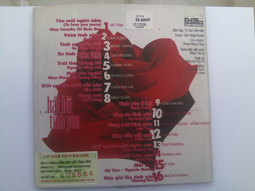 Phương Nam CD - Vẫn Hát Lời Tình Yêu