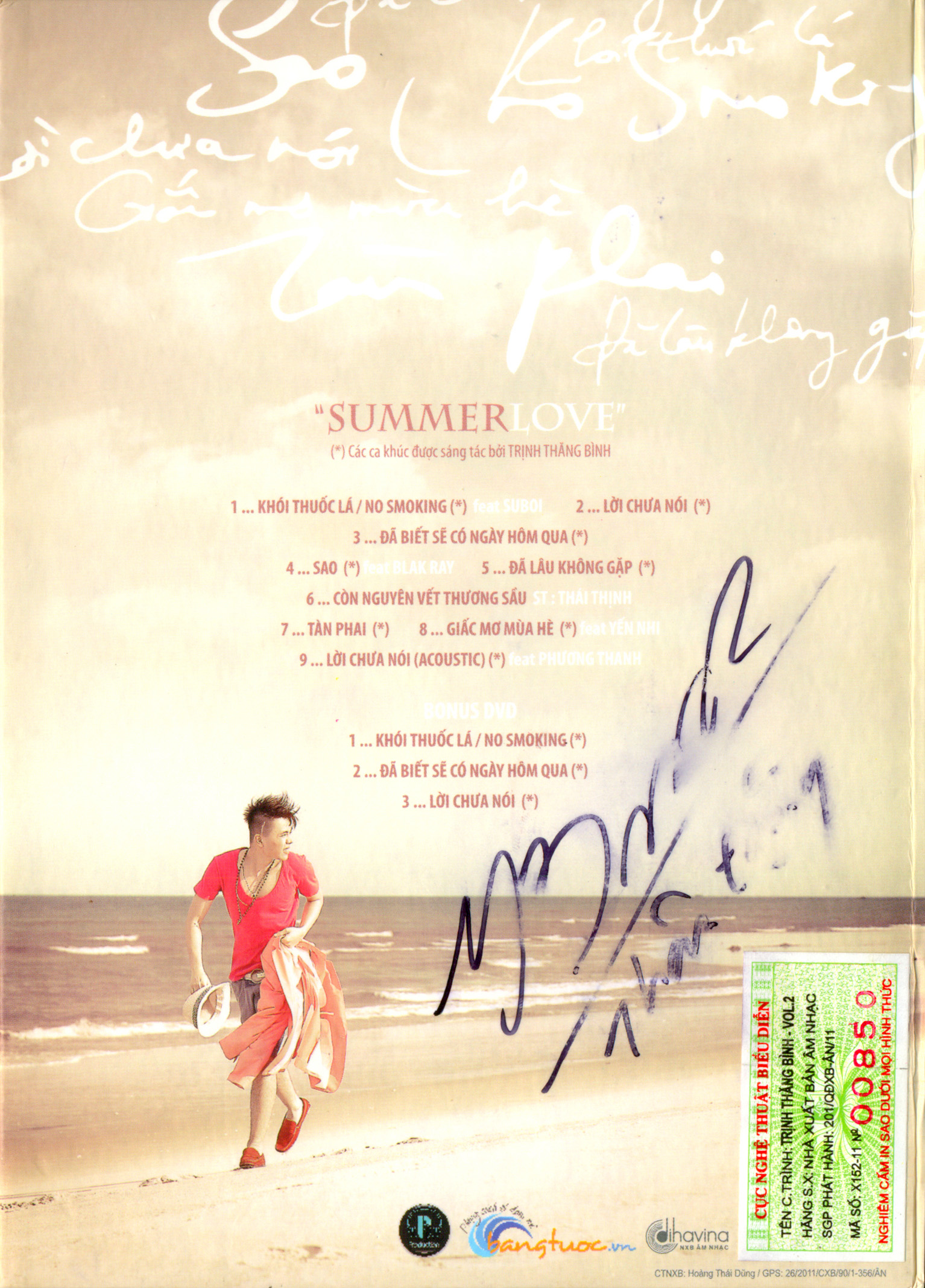 Dihavina CD - Summer Love - Trịnh Thăng Bình